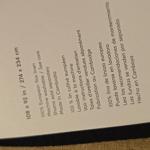 ❤️BUY 2 GET 1 FREE European Flax Linen Duvet Cover,Color: Sandstone Melange - Picture 11 of 16